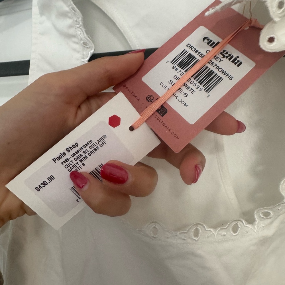 Cult Gaia White Carey Dress NWT - Picture 5 of 5